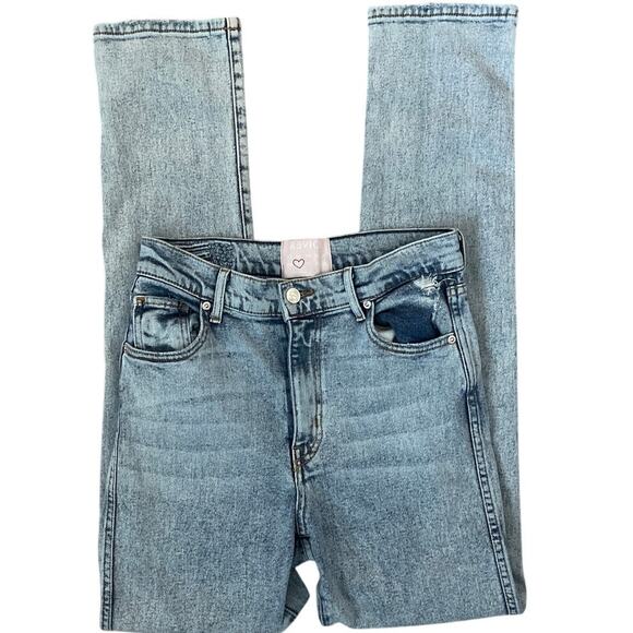 Revice Premium Denim High Rise Slim Fit Acid Wash Jeans Size 28 - Picture 3 of 9